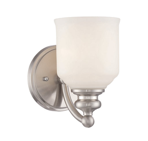 Savoy House 9-6836-1-SN One Light Wall Sconce, Satin Nickel