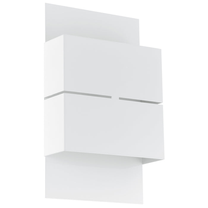 Eglo USA 93253A Kibea LED Outdoor Wall Light White Main Image.jpg