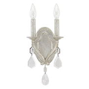 Capital Lighting 1617AS-CR Blakely Two Light Wall Sconce, Antique Silver Main Image.jpg