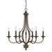 Capital Lighting 4706BB-000 Leigh Six Light Chandelier, Burnished Bronze Main Image.jpg