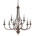 Capital Lighting 4709BB-000 Leigh Nine Light Chandelier, Burnished Bronze Main Image.jpg