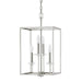 Capital Lighting 7001PN Morgan Four Light Foyer Pendant, Polished Nickel Main Image.jpg