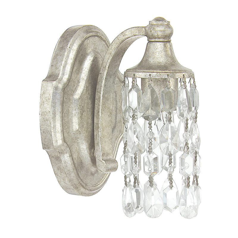 Capital Lighting 8521AS-CR Blakely One Light Wall Sconce, Antique Silver Main Image.jpg