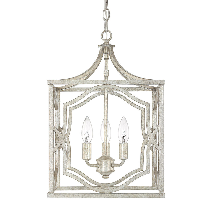 Capital Lighting 9481AS Blakely Three Light Foyer Pendant, Antique Silver Main Image.jpg