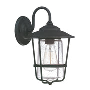 Capital Lighting 9601BK Creekside One Light Outdoor Wall Lantern, Black Main Image.jpg