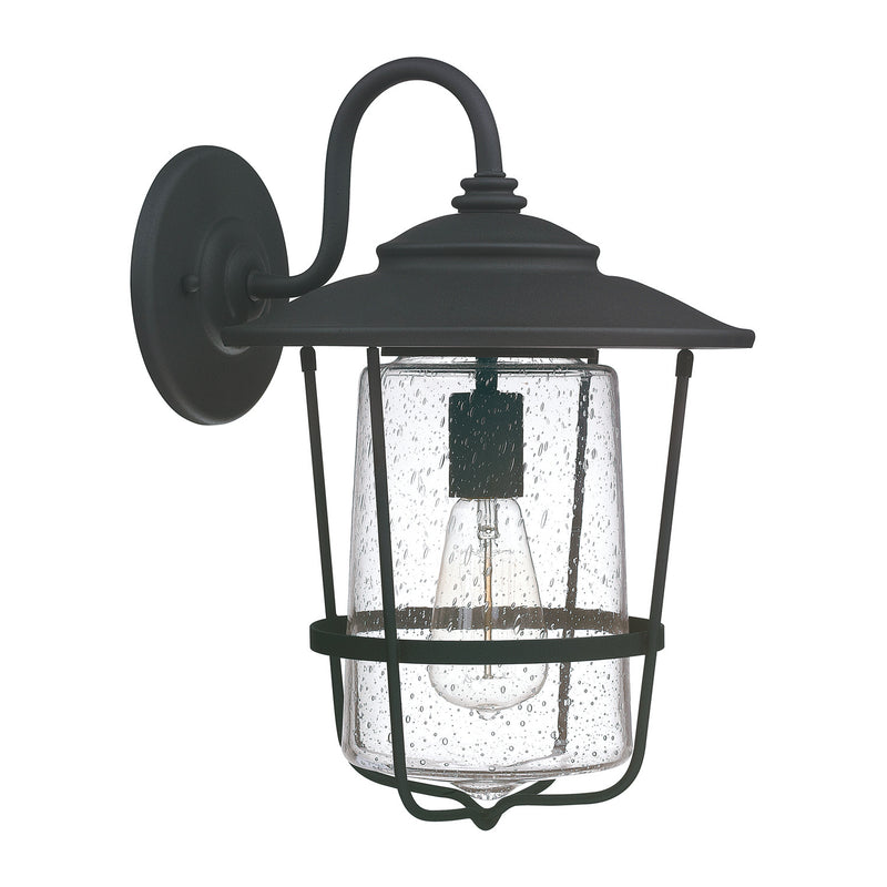 Capital Lighting 9602BK Creekside One Light Outdoor Wall Lantern, Black Main Image.jpg
