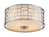 Z-Lite 330F12-BN Elea Two Light Flush Mount, Brushed Nickel Main Image.jpg