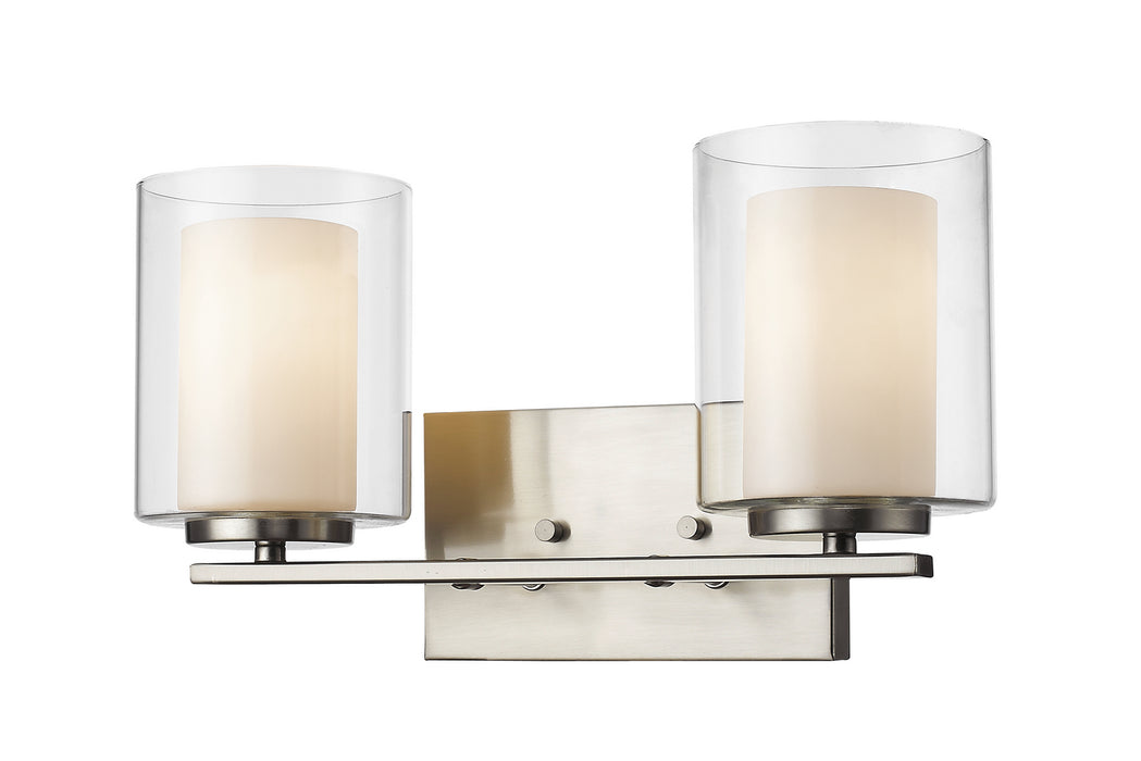 Z-Lite 426-2V-BN Willow Two Light Vanity, Brushed Nickel Main Image.jpg