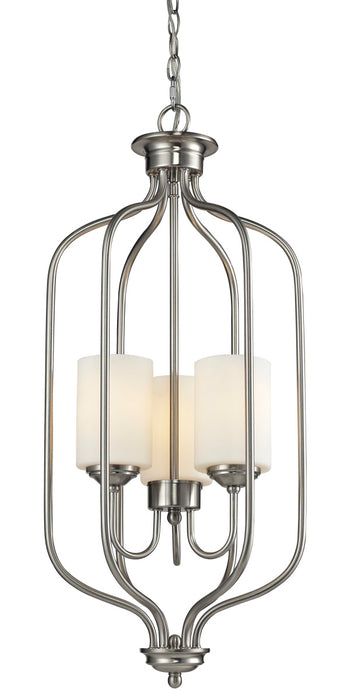 Z-Lite 434-31-BN Cardinal Three Light Pendant, Brushed Nickel Main Image.jpg