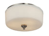 Z-Lite 434-F3-BN Cardinal Three Light Flush Mount, Brushed Nickel Main Image.jpg