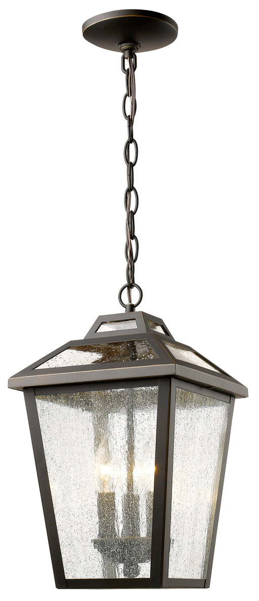 Z-Lite 539CHM-ORB Bayland Three Light Outdoor Chain Mount Ceiling Fixture, Oil Rubbed Bronze Main Image.jpg