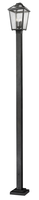 Z-Lite 539PHBS-536P-BK Bayland Three Light Outdoor Post Mount, Black Main Image.jpg