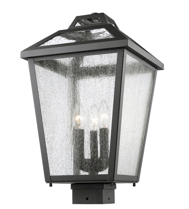 Z-Lite 539PHBS-BK Bayland Three Light Outdoor Post Mount, Black Main Image.jpg