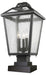 Z-Lite 539PHBS-SQPM-BK Bayland Three Light Outdoor Pier Mount, Black Main Image.jpg