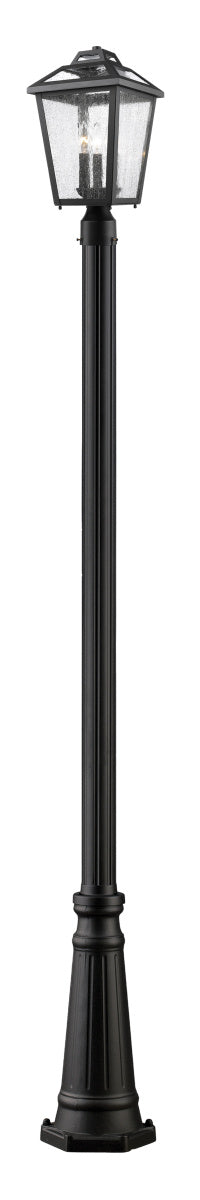 Z-Lite 539PHMR-519P-BK Bayland Three Light Outdoor Post Mount, Black Main Image.jpg