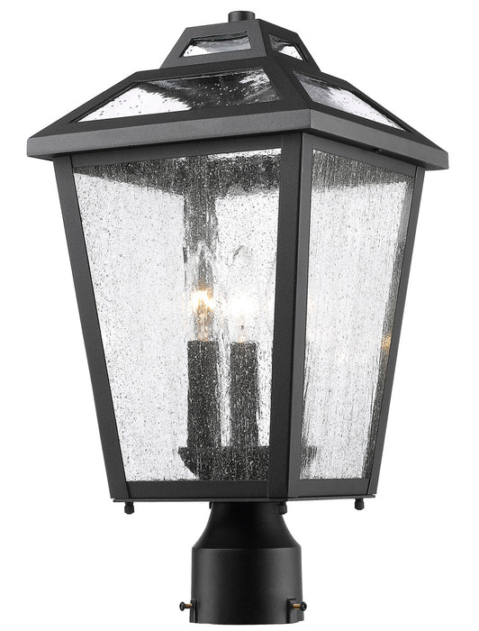 Z-Lite 539PHMR-BK Bayland Three Light Outdoor Post Mount, Black Main Image.jpg