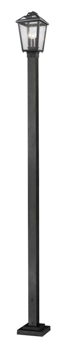 Z-Lite 539PHMS-536P-BK Bayland Three Light Outdoor Post Mount, Black Main Image.jpg