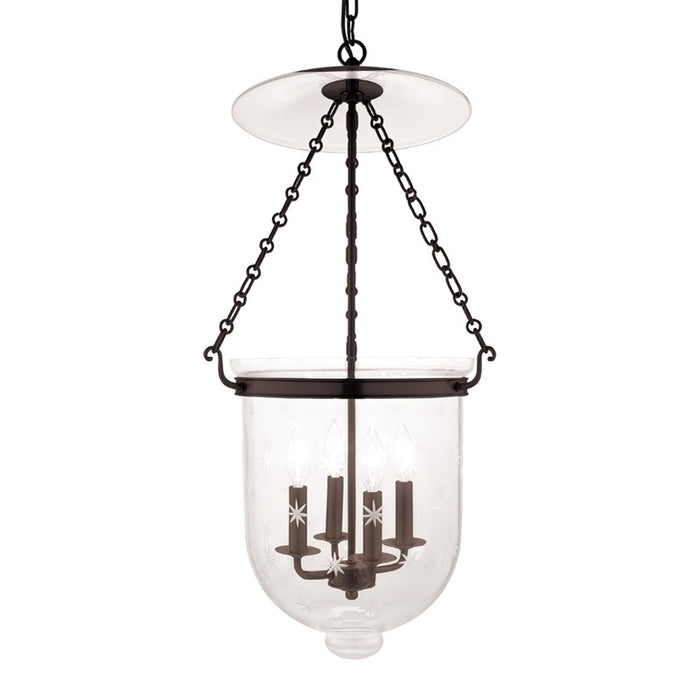 Hudson Valley 255-OB-C3 Hampton Four Light Pendant, Old Bronze Main Image.jpg