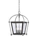 Hudson Valley 3612-PN Hollis Four Light Pendant, Polished Nickel Main Image.jpg