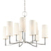 Hudson Valley 369-PN Dillon Nine Light Chandelier, Polished Nickel Main Image.jpg