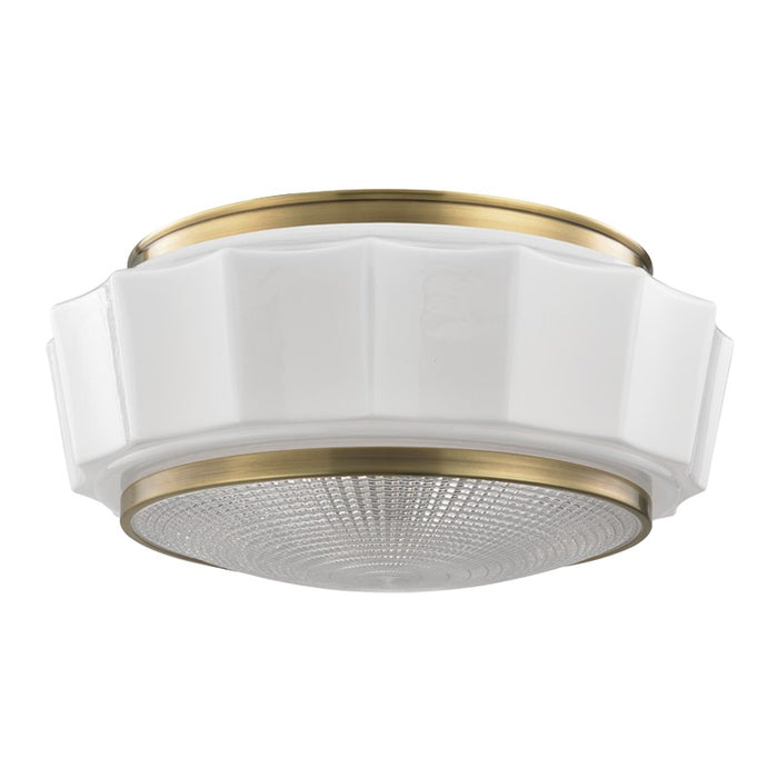 Hudson Valley 3816F-AGB Odessa Three Light Flush Mount, Aged Brass Main Image.jpg