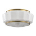 Hudson Valley 3816F-AGB Odessa Three Light Flush Mount, Aged Brass Main Image.jpg