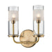 Hudson Valley 3902-AGB Wentworth Two Light Wall Sconce, Aged Brass Main Image.jpg