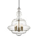 Hudson Valley 4020-AGB Washington Five Light Pendant, Aged Brass Main Image.jpg