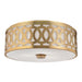 Hudson Valley 4317-AGB Genesee Three Light Flush Mount, Aged Brass Main Image.jpg