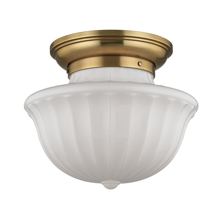 Hudson Valley 5015F-AGB Dutchess Two Light Flush Mount, Aged Brass Main Image.jpg