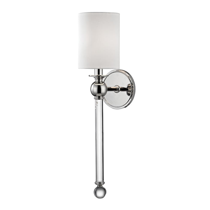 Hudson Valley 6031-PN Gordon One Light Wall Sconce, Polished Nickel Main Image.jpg