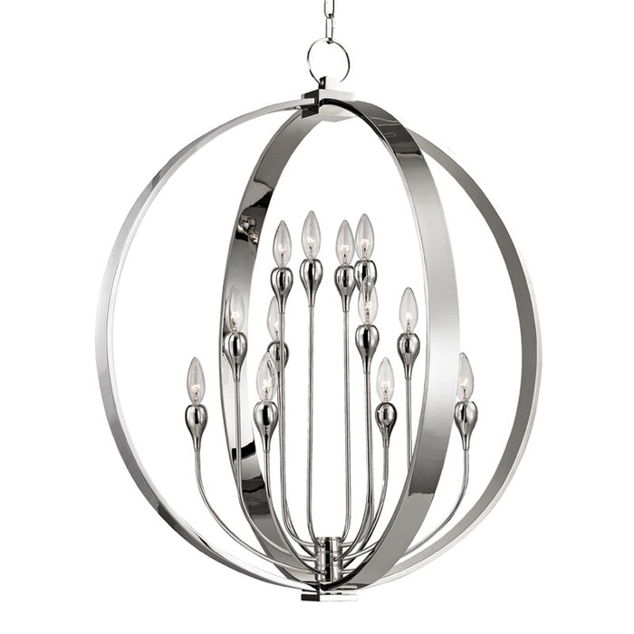 Hudson Valley 6730-PN Dresden 12 Light Chandelier, Polished Nickel Main Image.jpg