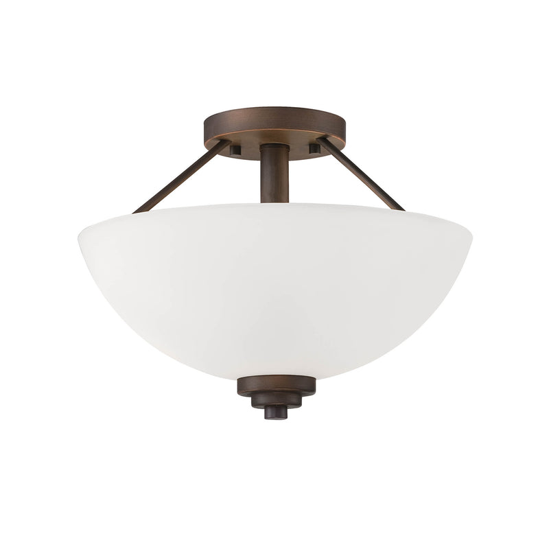 Millennium 3152-RBZ Durham Two Light Semi-Flush Mount, Rubbed Bronze Main Image.jpg