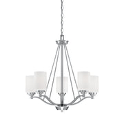 Millennium 3155-SN Durham Five Light Chandelier, Satin Nickel Main Image.jpg