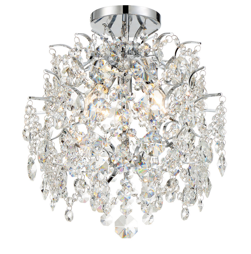 Minka-Lavery 3150-77 Isabella'S Crown Three Light Mini Chandelier, Chrome Alternate Image.jpg
