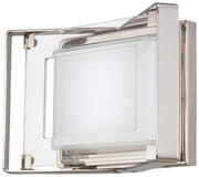 George Kovacs P1181-613-L Crystal Clear LED Bath, Polished Nickel Main Image.jpg