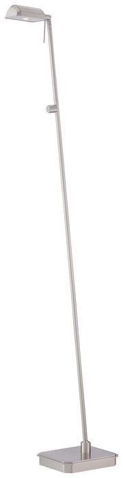 George Kovacs P4344-084 George's Reading Room LED Floor Lamp, Brushed Nickel Main Image.jpg