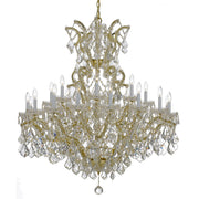 Crystorama 4424-GD-CL-MWP Maria Theresa 25 Light Chandelier Gold Main Image.jpg