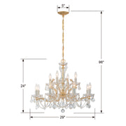 Crystorama 4479-GD-CL-SAQ Maria Theresa 12 Light Chandelier Gold Alternate Image.jpg
