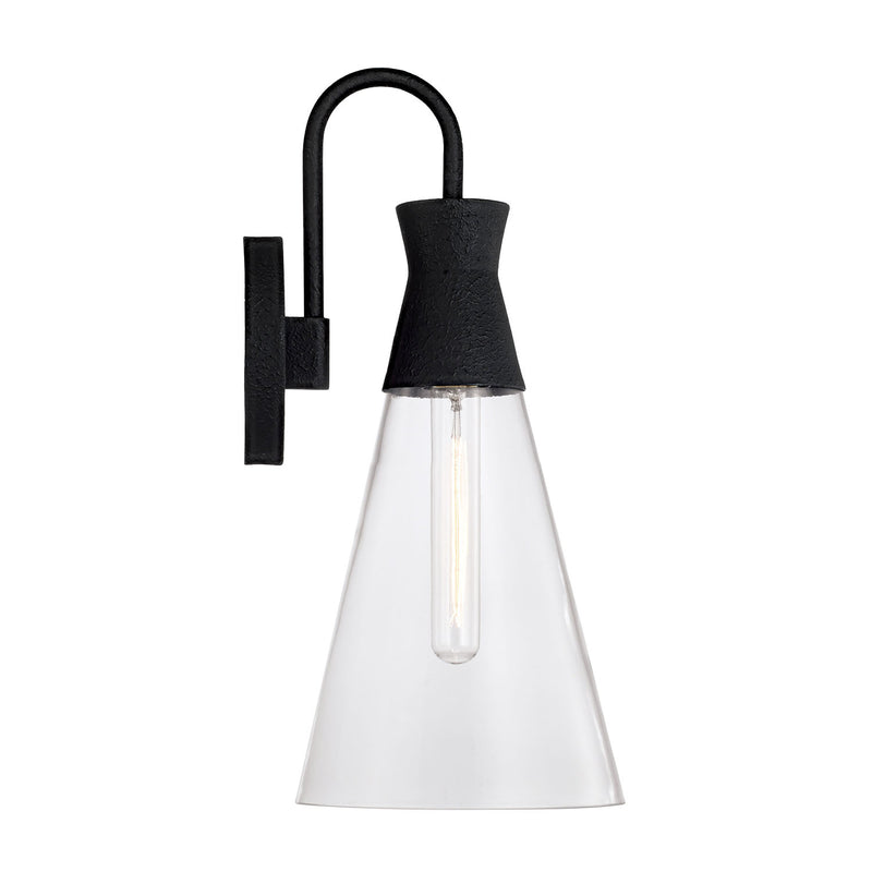 Capital Lighting 650311XK Paloma One Light Wall Sconce, Textured Black Alternate Image.jpg