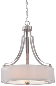 Minka-Lavery 4104-84 Parsons Studio Three Light Pendant, Brushed Nickel Main Image.jpg