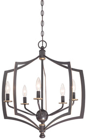 Minka-Lavery 4375-579 Middletown Five Light Chandelier, Downton Bronze With Gold Highlights Main Image.jpg