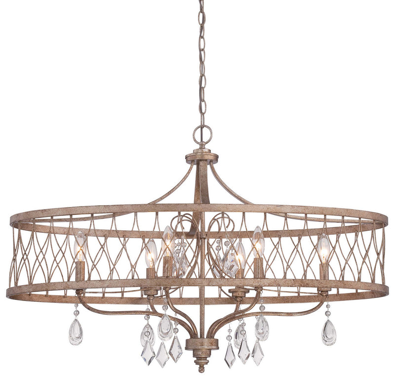 Minka-Lavery 4407-581 West Liberty Six Light Island Pendant, Olympus Gold Main Image.jpg