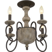Quoizel CS1718RK Castile Four Light Semi-Flush Mount, Rustic Black Alternate Image 3.jpg