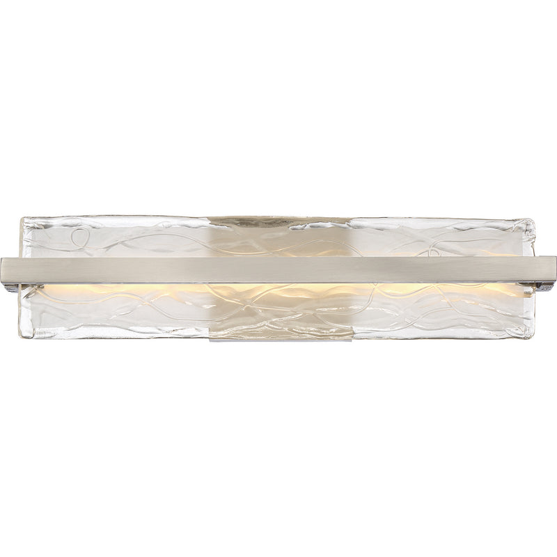 Quoizel PCGL8522BN Glacial LED Bath Fixture, Brushed Nickel Main Image.jpg
