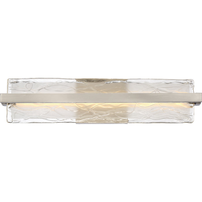 Quoizel PCGL8522BN Glacial LED Bath Fixture, Brushed Nickel Main Image.jpg