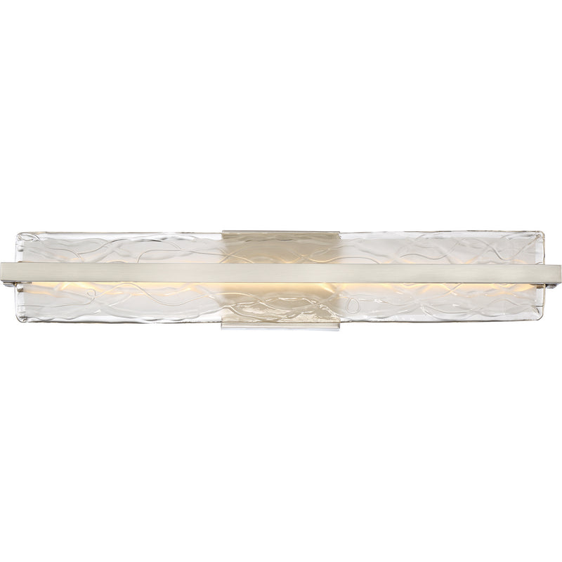 Quoizel PCGL8530BN Glacial LED Bath Fixture, Brushed Nickel Main Image.jpg