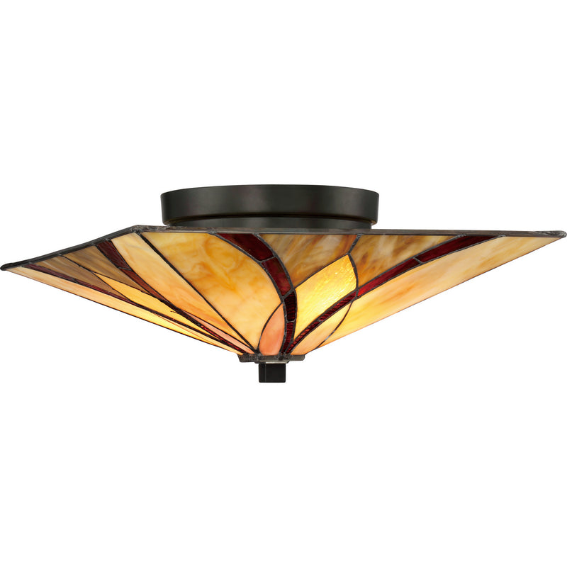 Quoizel TFAS1615VA Asheville Two Light Flush Mount, Valiant Bronze Main Image.jpg