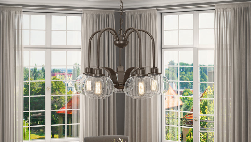 Quoizel TRG5105OZ Trilogy Five Light Chandelier, Old Bronze Alternate Image.jpg