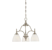 Savoy House 1-1000-3-SN Three Light Chandelier, Satin Nickel (2)